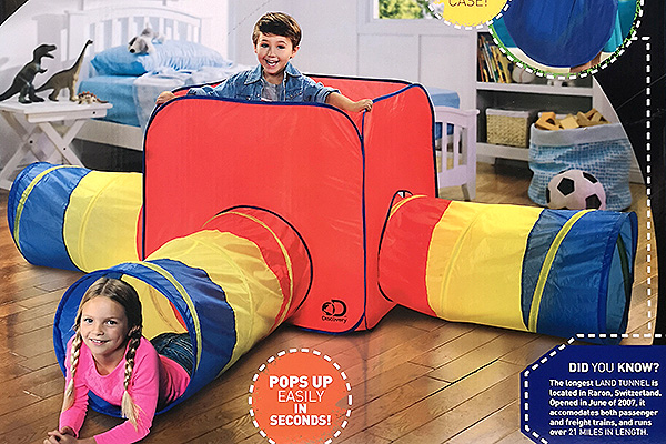 Discovery: 3-in-1 Children's Play Tunnel